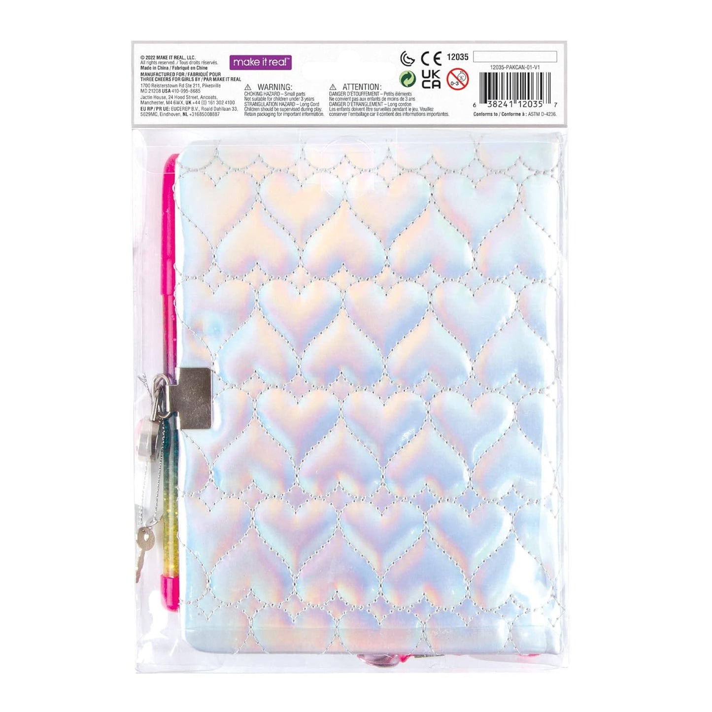 3C4G Quilted Locking Journal And Pen