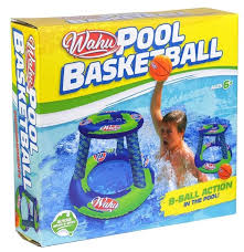 WAHU Pool Basketball Inflatable, Green/Blue