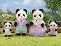 Sylvanian Families 5529 Pookie Panda Family