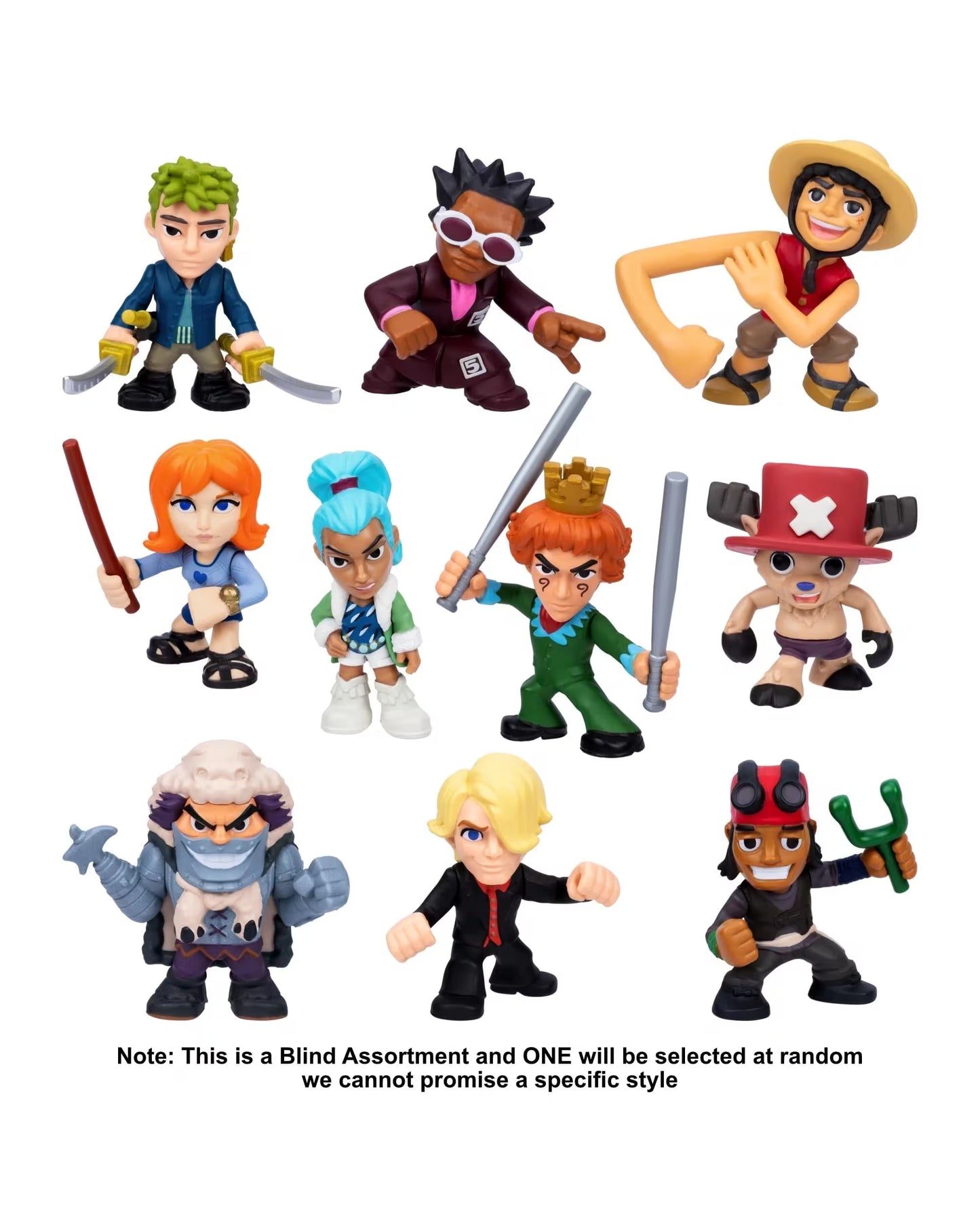 One Piece Netflix Mini Action Figures Blind Box