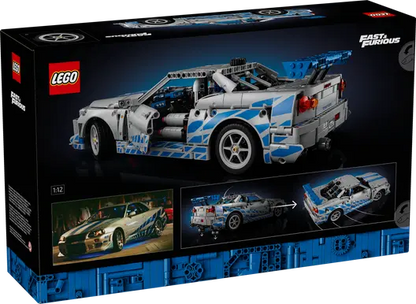 LEGO 42210 Technic 2 Fast 2 Furious Nissan Skyline GT-R (R34) Car