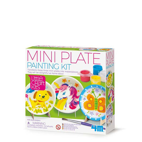Little Craft Mini Plate Painting Kit