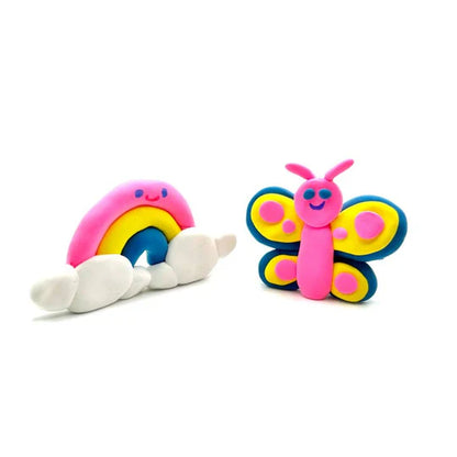 Creatibles Mini Air Dry Clay Kit Rainbow BFFs by OOLY
