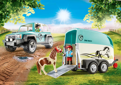 Playmobil Country with Pony Trailer 70511