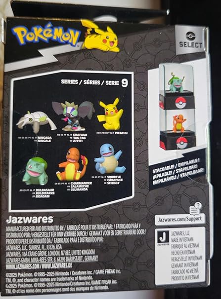Jazwares Pokemon Select Bulbasaur 2" Vinyl Figure with Case