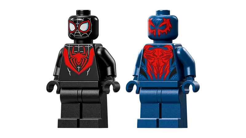 LEGO 76337 Marvel Super Heroes Miles Morales Mech vs Spider Man 2099