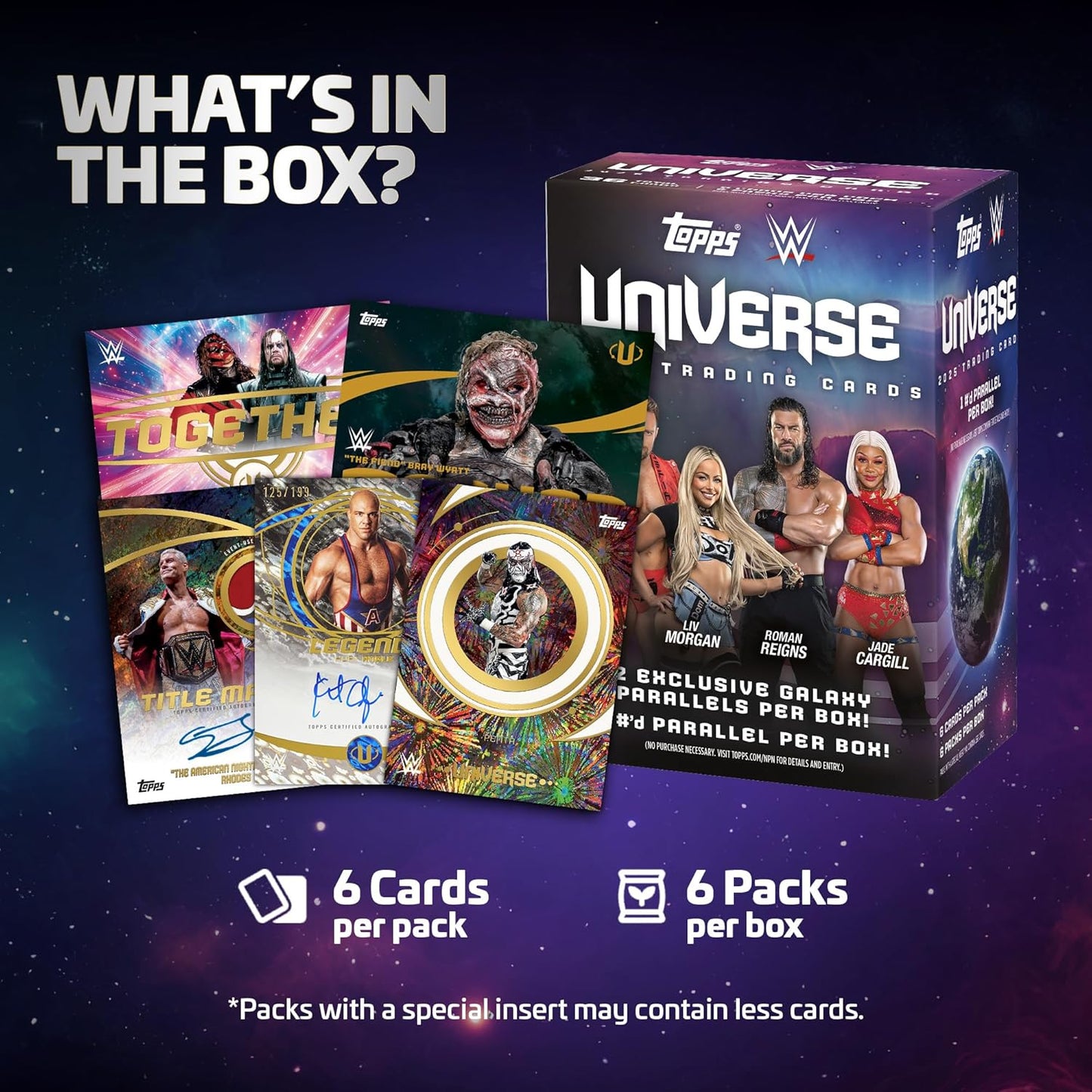 2025 Topps Universe WWE Factory Sealed Value Box