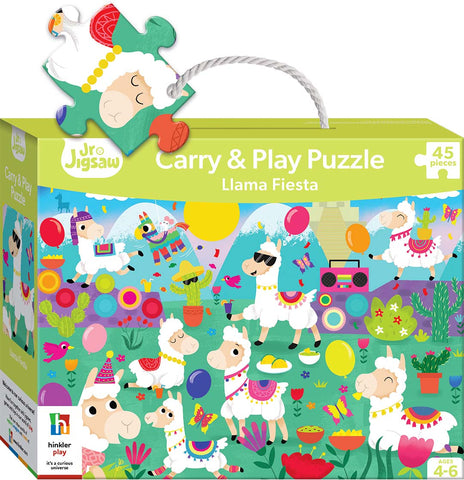 Carry & Play 45pc Puzzle - Llama Fiesta