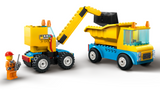 Construction Trucks & Wrecking Ball Crane - 60391