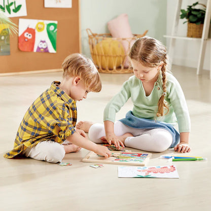 HAPE Double Sided 24pc Puzzle - Dinosaurs
