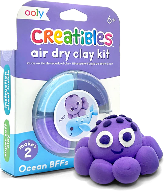 Ooly Creatibles Air Dry Clay Kit Ocean BFFs