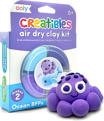 Ooly Creatibles Air Dry Clay Kit Ocean BFFs