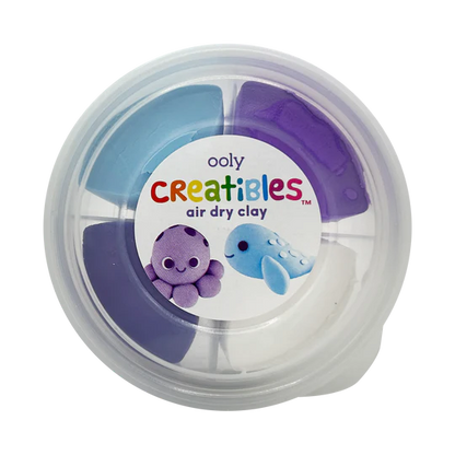 Ooly Creatibles Air Dry Clay Kit Ocean BFFs