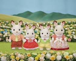 Sylvanian Families 5655 Chocolate Rabbit Family