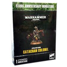 Warhammer 40K Astra militarum Catachan Colonel Anniversary Miniature