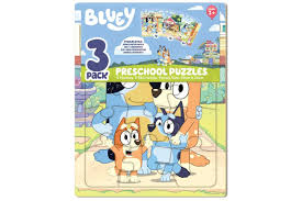 Bluey Preschool Puzzles 3 Pack