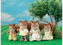 SYLVANIAN FAMILIES WALNUT SQUIRREL FAMILY 4172