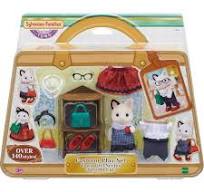 SYLVANIAN FAMILIES FASHION ACCESSORIES PLAY SET TOWN GIRL TUXEDO CAT 5462