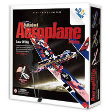 Rubber Band Airplane Science - Low Wing