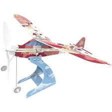 Rubber Band Airplane Science - High Wing