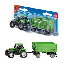Siku 1606 DeutzFahr W Fortuna 4Wheel Trailer