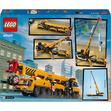 LEGO CITY YELLOW MOBILE CONSTRUCTION CRANE 60409