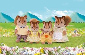 SYLVANIAN FAMILIES WALNUT SQUIRREL FAMILY 4172