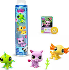 LITTLEST PET SHOP PET TRIO IN TUBE CITY VIBES
