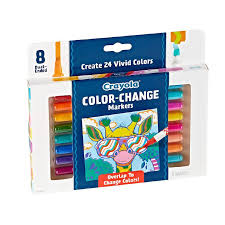Crayola Doodle & Draw Colour Change Markers Pack of 8