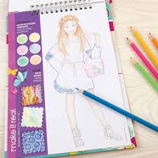 Make It Real Fashion Design Sketchbook Blooming Creativity