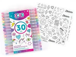 MAKE IT REAL THREE CHEERS FOR GIRLS 30 GEL PEN SET