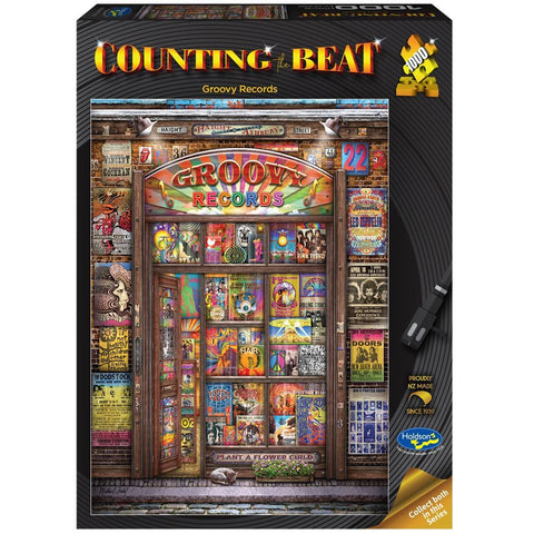 Counting the Beat 1000pc Puzzle - Groovy Records
