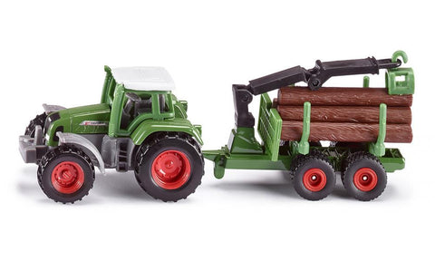 Siku Tractor with Forestry Trailer sku1645