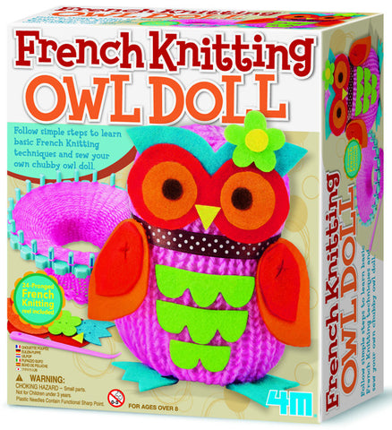 4M French Knitting Owl Doll 2764