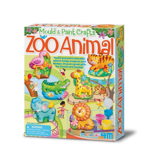Mould & Paint Zoo Animals