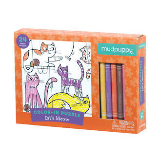 Cats Meow Color in Puzzle