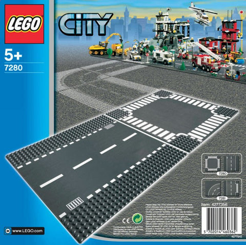 LEGO City Straight & Crossroad Bases - 7280