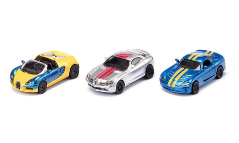 3 Piece Sports Car Set