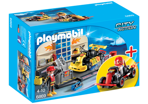 Playmobil Go Kart Garage Starter Set 6869