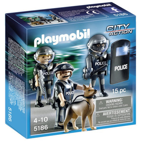 Playmobil Police Special Forces Unit 905186
