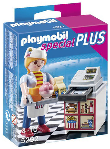 Playmobil Waitress with Cash Register 905292h