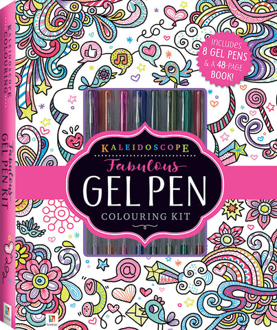 Kaleidoscope Fabulous  Gel Pen Colouring  Kit