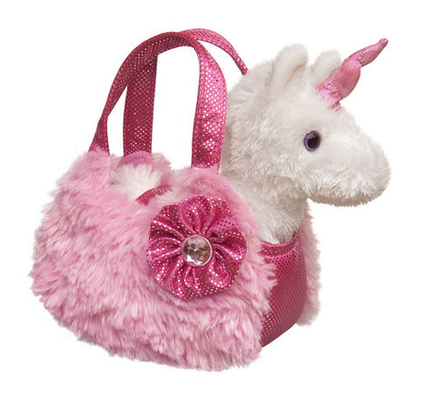 Plush Pink Unicorn Pet Carrier