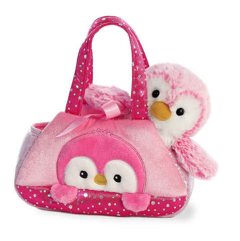 Pom Pom Pink Penguin Pet Carrier