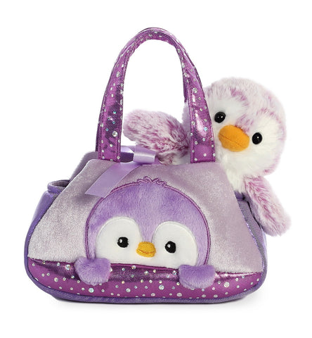 Pom Pom Purple Penguin Pet Carrier