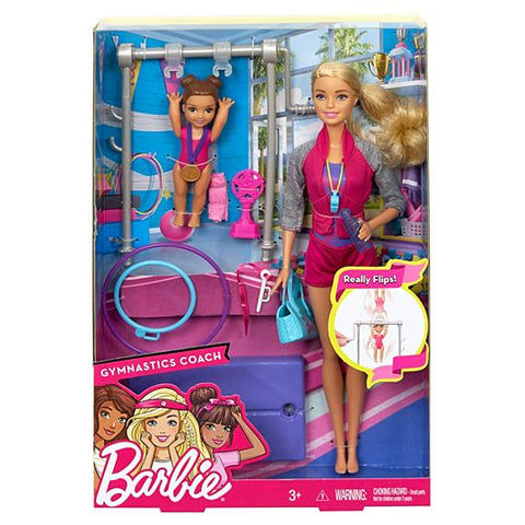 Barbie Career Playset - Blonde Gymnastics Coach