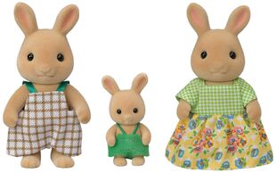 Sunny Rabbit Family - 3 Figures