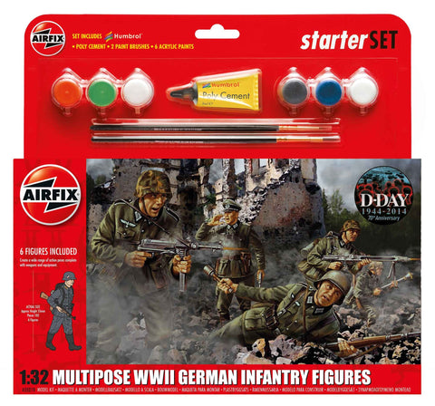 Airfix Multipose WW11 German Infantry Figures 255210