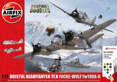 Airfix Bristol Beaufighter TF.X Focke-Wulf Fw190A-8 250171