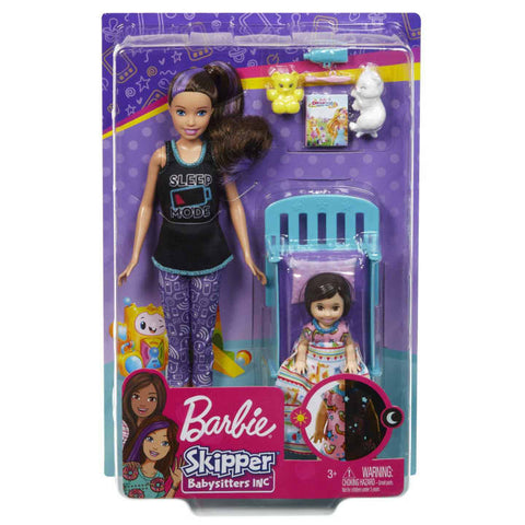 Barbie Skipper Babysitter Playset - Bedtime